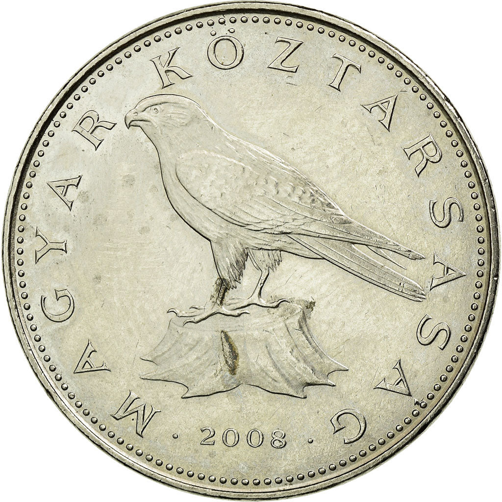 Coin, Hungary, 50 Forint, 2008, Budapest, EF(40-45), Copper-nickel, KM:697