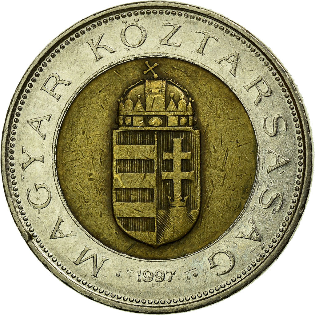 Coin, Hungary, 100 Forint, 1997, Budapest, VF(30-35), Bi-Metallic, KM:721