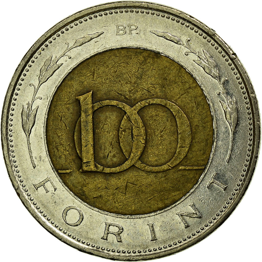 Coin, Hungary, 100 Forint, 1997, Budapest, VF(30-35), Bi-Metallic, KM:721