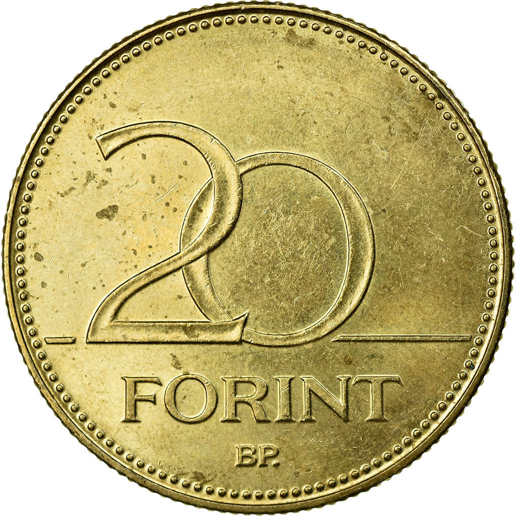 Munten, Hongarije, 20 Forint, 2012, Budapest, FR+, Nickel-brass, KM:849