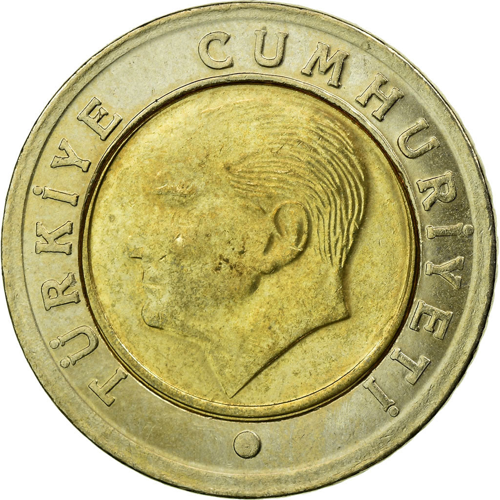 Münze, Türkei, 50 Kurus, 2011, SS, Bi-Metallic, KM:1243