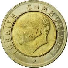 Münze, Türkei, 50 Kurus, 2011, SS, Bi-Metallic, KM:1243