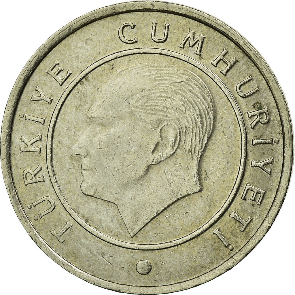 Coin, Turkey, 25 Kurus, 2010, EF(40-45), Copper-nickel, KM:1242