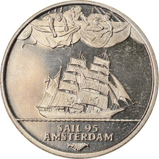 Coin, Netherlands, Beatrix, 2 ECU, 1995, Utrecht, MS(63), Copper-nickel, KM:94