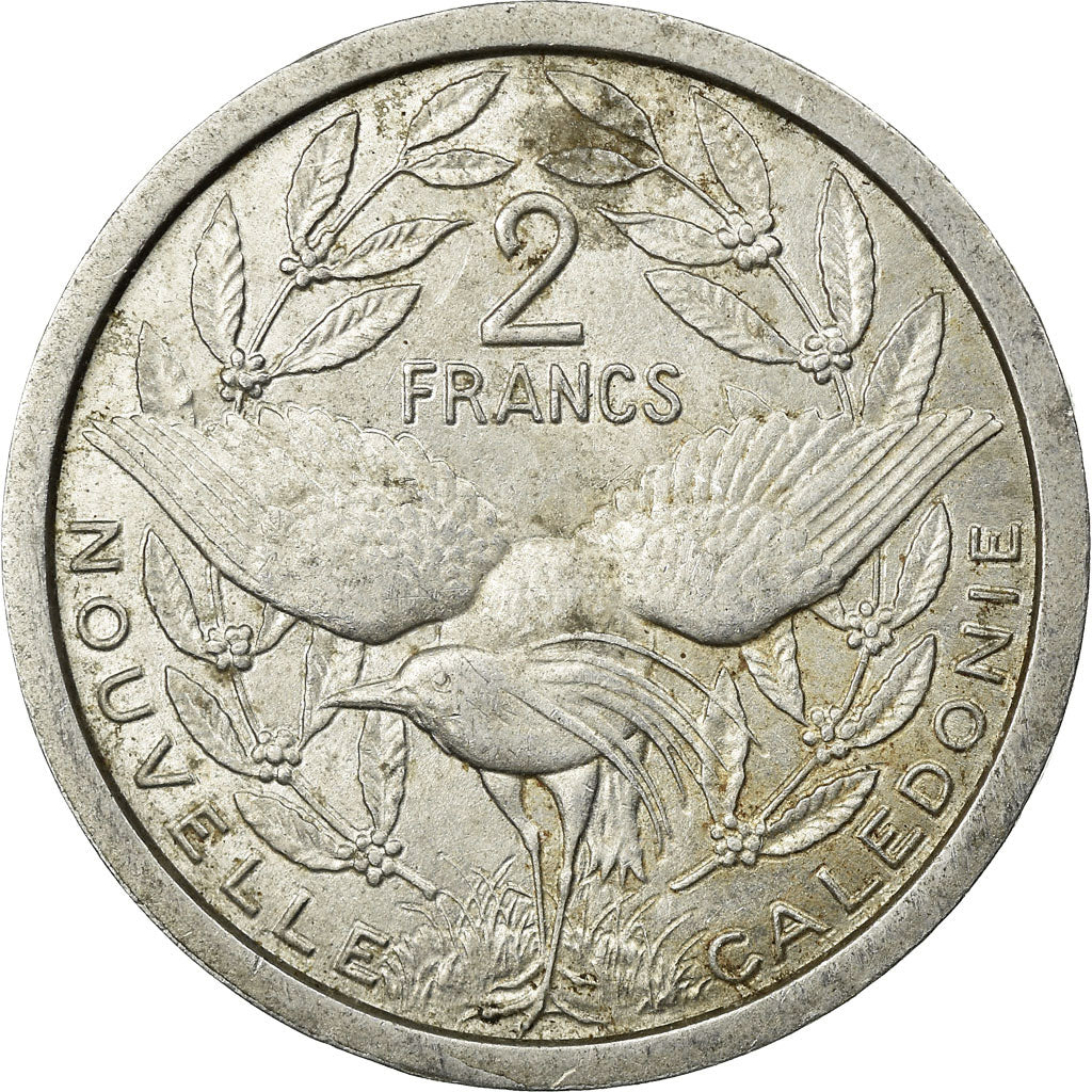 Monnaie, Nouvelle-Calédonie, 2 Francs, 1949, Paris, TB+, Aluminium, KM:3