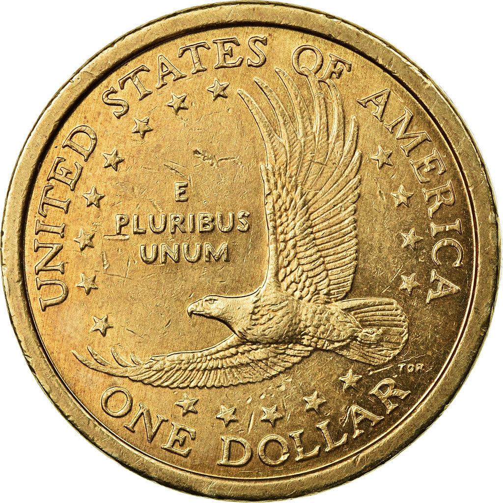 Moneta, USA, Sacagawea Dollar, Dollar, 2000, U.S. Mint, Philadelphia, EF(40-45)