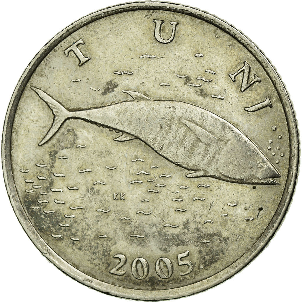Moneda, Croacia, 2 Kune, 2005, BC+, Cobre - níquel - cinc, KM:10