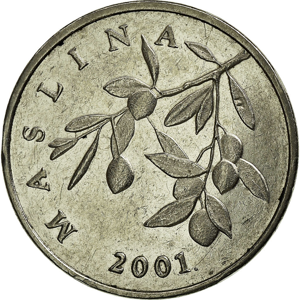 Münze, Kroatien, 20 Lipa, 2001, SS, Nickel plated steel, KM:7