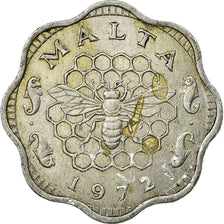 Coin, Malta, 3 Mils, 1972, British Royal Mint, VF(20-25), Aluminum, KM:6
