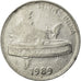 Moneda, INDIA-REPÚBLICA, 50 Paise, 1989, MBC, Acero inoxidable, KM:69