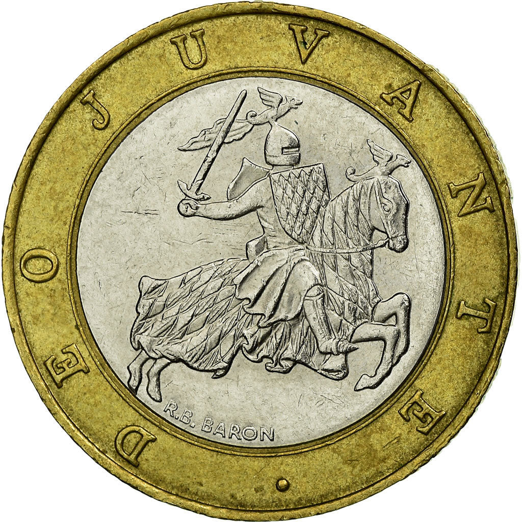 Moneta, Monaco, Rainier III, 10 Francs, 1993, MB+, Bi-metallico, KM:163