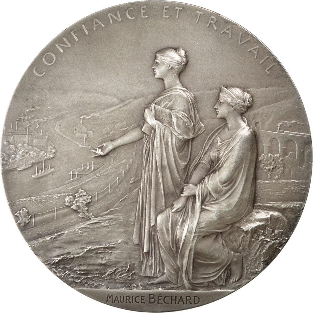 FRANCE, History, French Third Republic, Medal, MS(60-62), Roty, Silver, 68,...