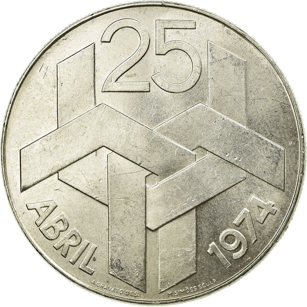 Moeda, Portugal, 250 Escudos, 1974, EF(40-45), Prata, KM:604