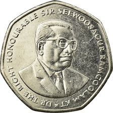 Moneta, Mauritius, 10 Rupees, 2016, BB+, Rame-nichel