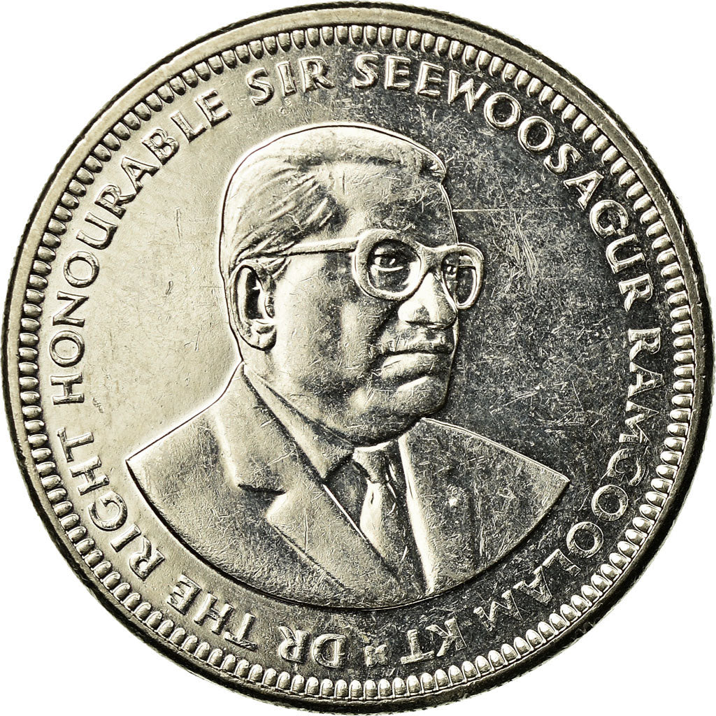 Moneta, Mauritius, Rupee, 2016, EF(40-45), Miedź-Nikiel