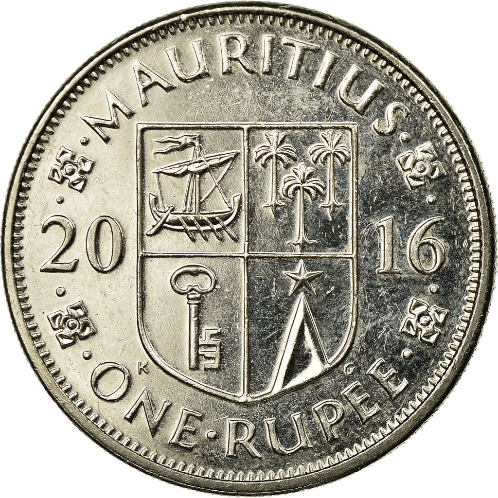 Münze, Mauritius, Rupee, 2016, SS, Copper-nickel