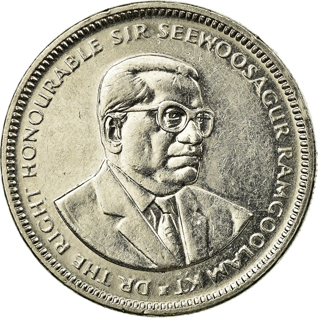 Moneta, Mauritius, 1/2 Rupee, 2013, BB, Rame-nichel