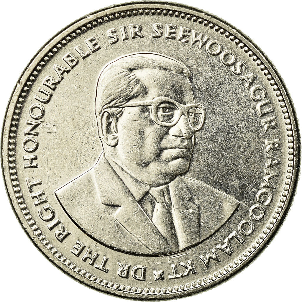 Moneta, Mauritius, 1/2 Rupee, 2016, EF(40-45), Miedź-Nikiel