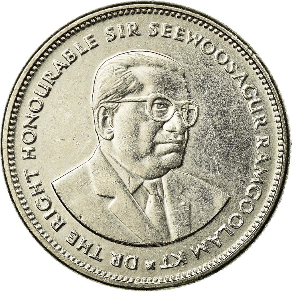 Münze, Mauritius, 1/2 Rupee, 2016, SS, Copper-nickel
