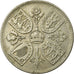 Coin, Great Britain, Elizabeth II, Crown, 1953, VF(30-35), Copper-nickel, KM:894