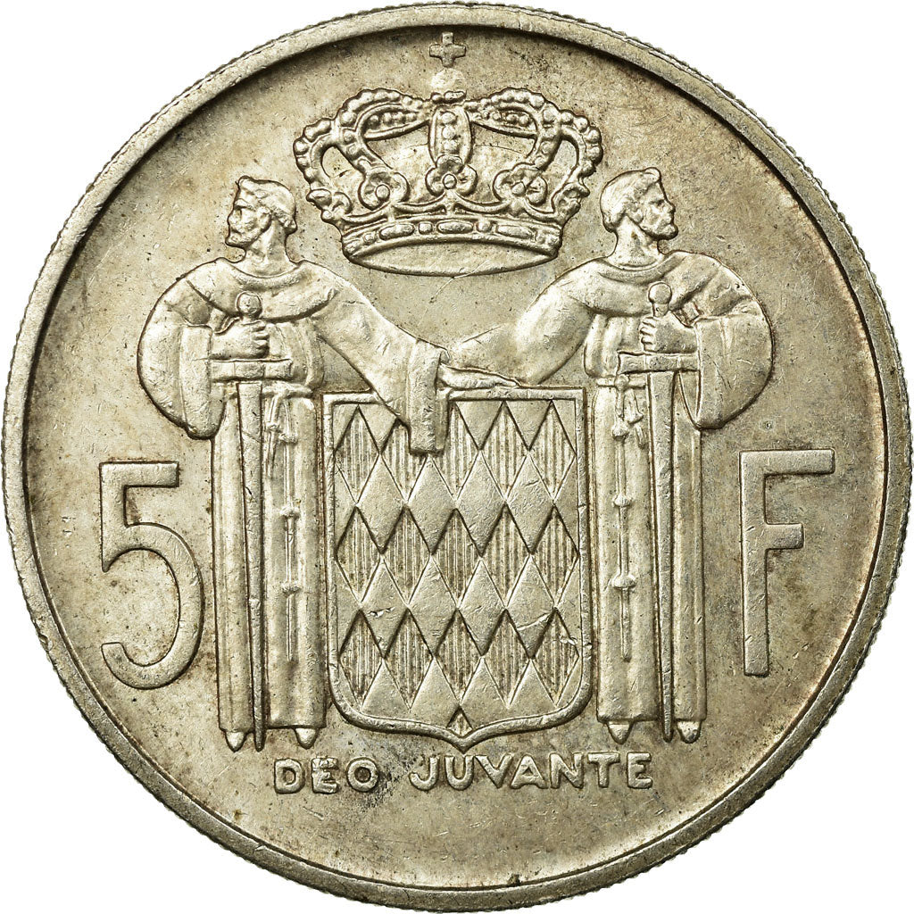 Münze, Monaco, Rainier III, 5 Francs, 1960, SS, Silber, KM:141, Gadoury:152
