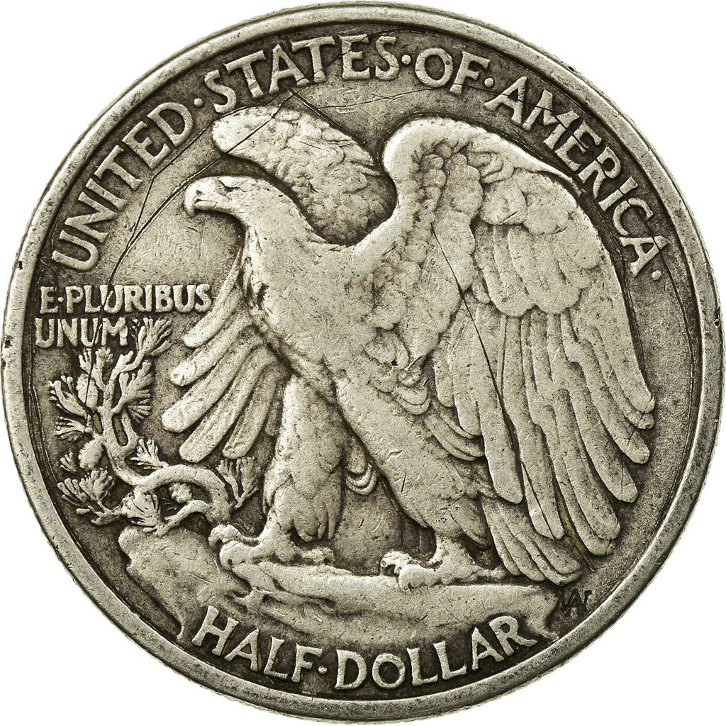 Moneda, Estados Unidos, Walking Liberty Half Dollar, Half Dollar, 1938, U.S.