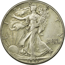 Moneta, Stati Uniti, Walking Liberty Half Dollar, Half Dollar, 1943, U.S. Mint