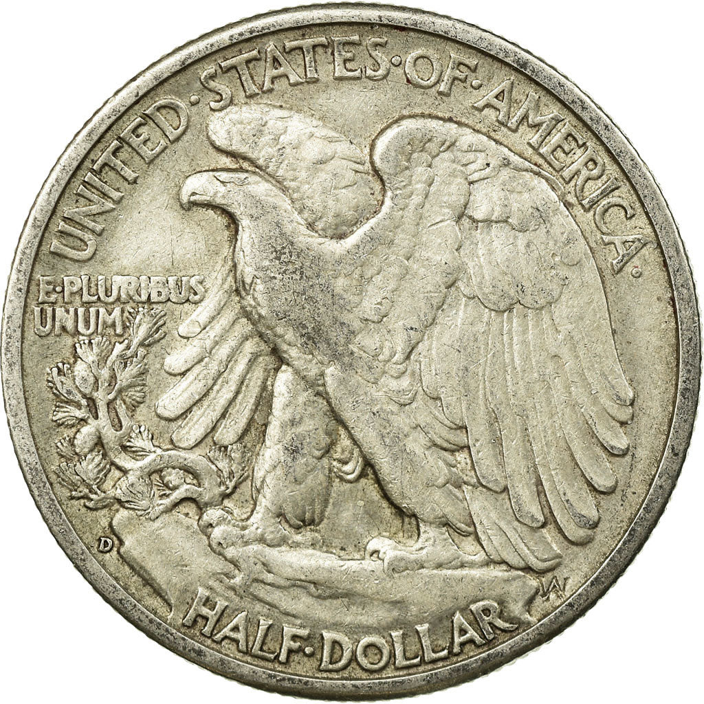 Coin, United States, Walking Liberty Half Dollar, Half Dollar, 1941, U.S. Mint