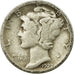 Coin, United States, Mercury Dime, Dime, 1927, U.S. Mint, Philadelphia