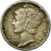 Coin, United States, Mercury Dime, Dime, 1943, U.S. Mint, Denver, F(12-15)