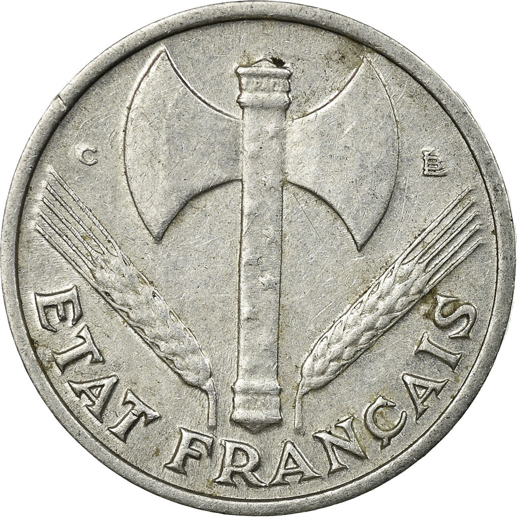 Coin, France, Bazor, 50 Centimes, 1944, Castelsarrasin, EF(40-45), Aluminum
