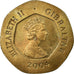 Coin, Gibraltar, Elizabeth II, 20 Pence, 2004, VF(30-35), Copper-nickel, KM:1048