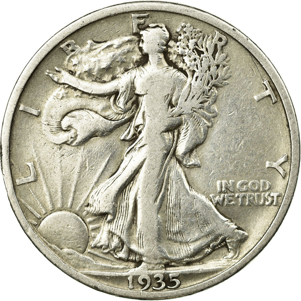 Münze, Vereinigte Staaten, Walking Liberty Half Dollar, Half Dollar, 1935, U.S.