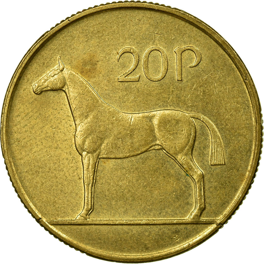 Coin, IRELAND REPUBLIC, 20 Pence, 1994, EF(40-45), Nickel-Bronze, KM:25
