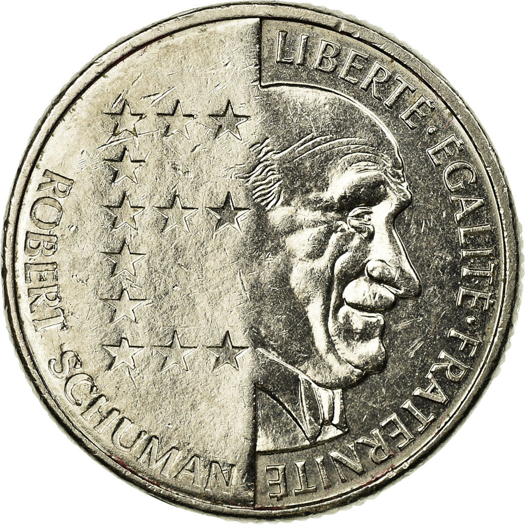 Moneta, Francia, Schumann, 10 Francs, 1986, Paris, BB+, Nichel, KM:958