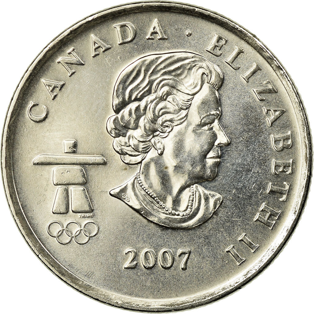 Moneda, Canadá, Elizabeth II, 25 Cents, 2007, Royal Canadian Mint, Ottawa, EBC
