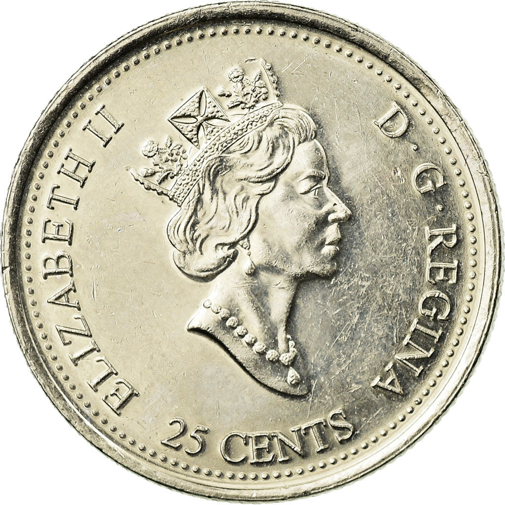 Coin, Canada, Elizabeth II, 25 Cents, 1999, Royal Canadian Mint, Ottawa