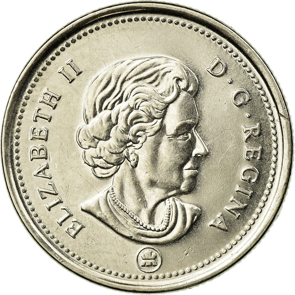 Monnaie, Canada, Elizabeth II, 25 Cents, 2007, Royal Canadian Mint, Winnipeg