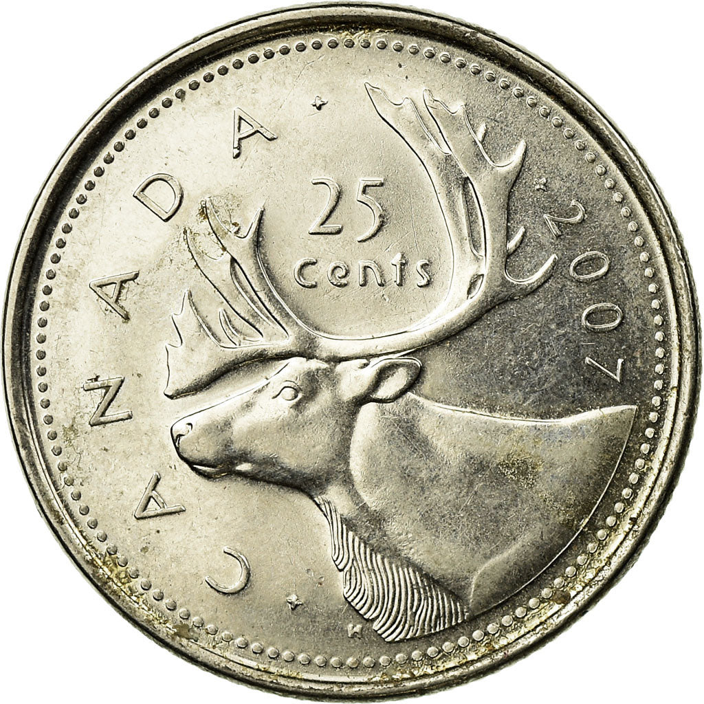Monnaie, Canada, Elizabeth II, 25 Cents, 2007, Royal Canadian Mint, Winnipeg