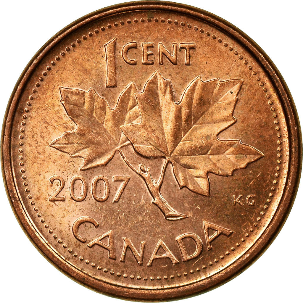 Coin, Canada, Elizabeth II, Cent, 2007, Royal Canadian Mint, Winnipeg