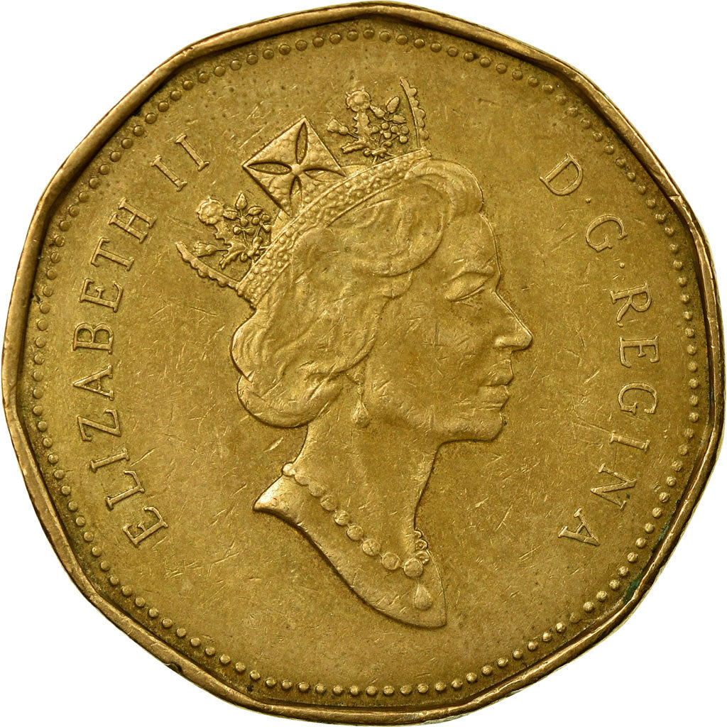 Coin, Canada, Elizabeth II, Dollar, 1996, Royal Canadian Mint, Ottawa