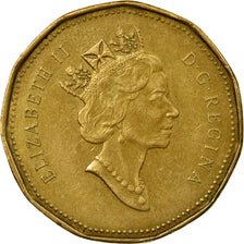 Coin, Canada, Elizabeth II, Dollar, 1996, Royal Canadian Mint, Ottawa