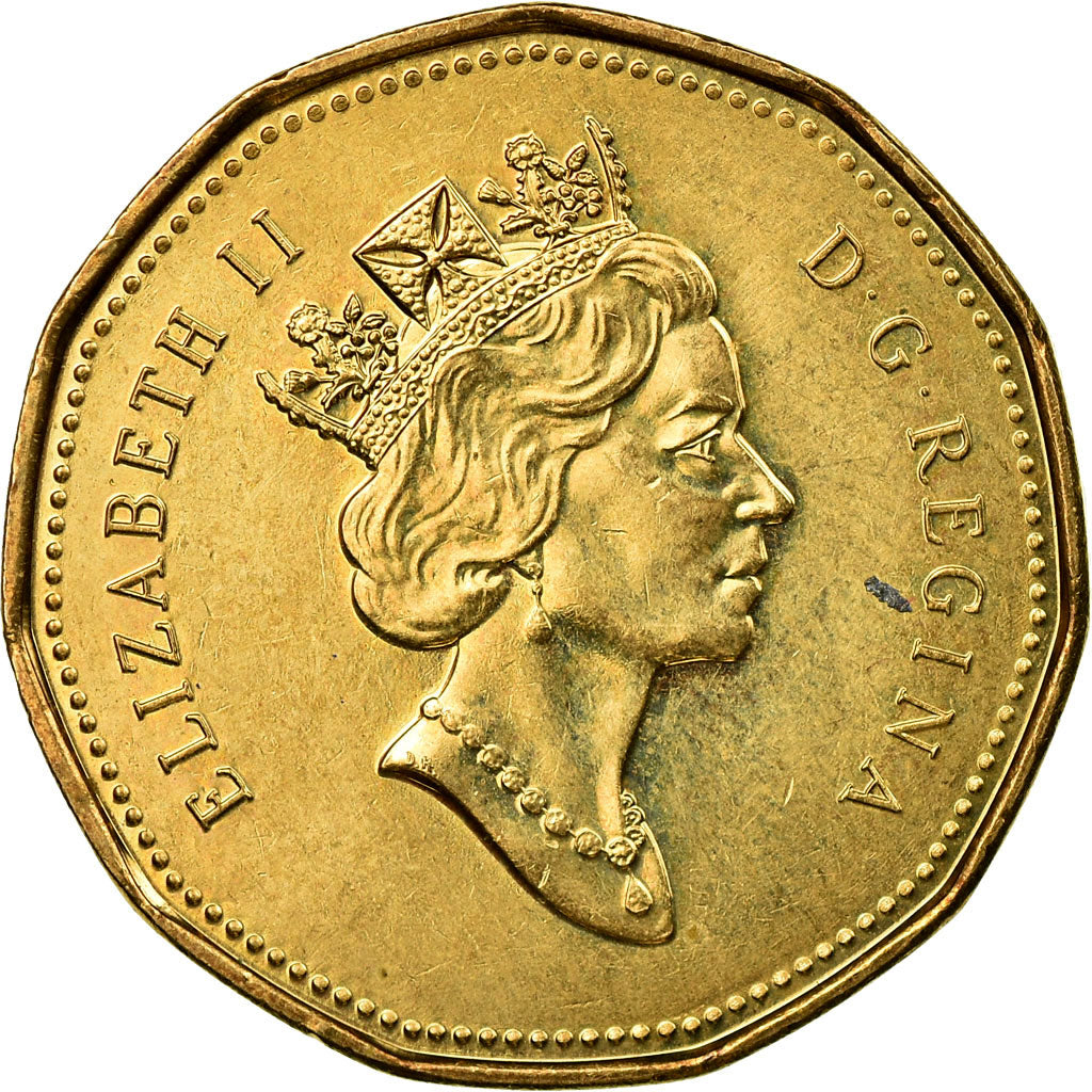 Coin, Canada, Elizabeth II, Dollar, 1996, Royal Canadian Mint, Ottawa
