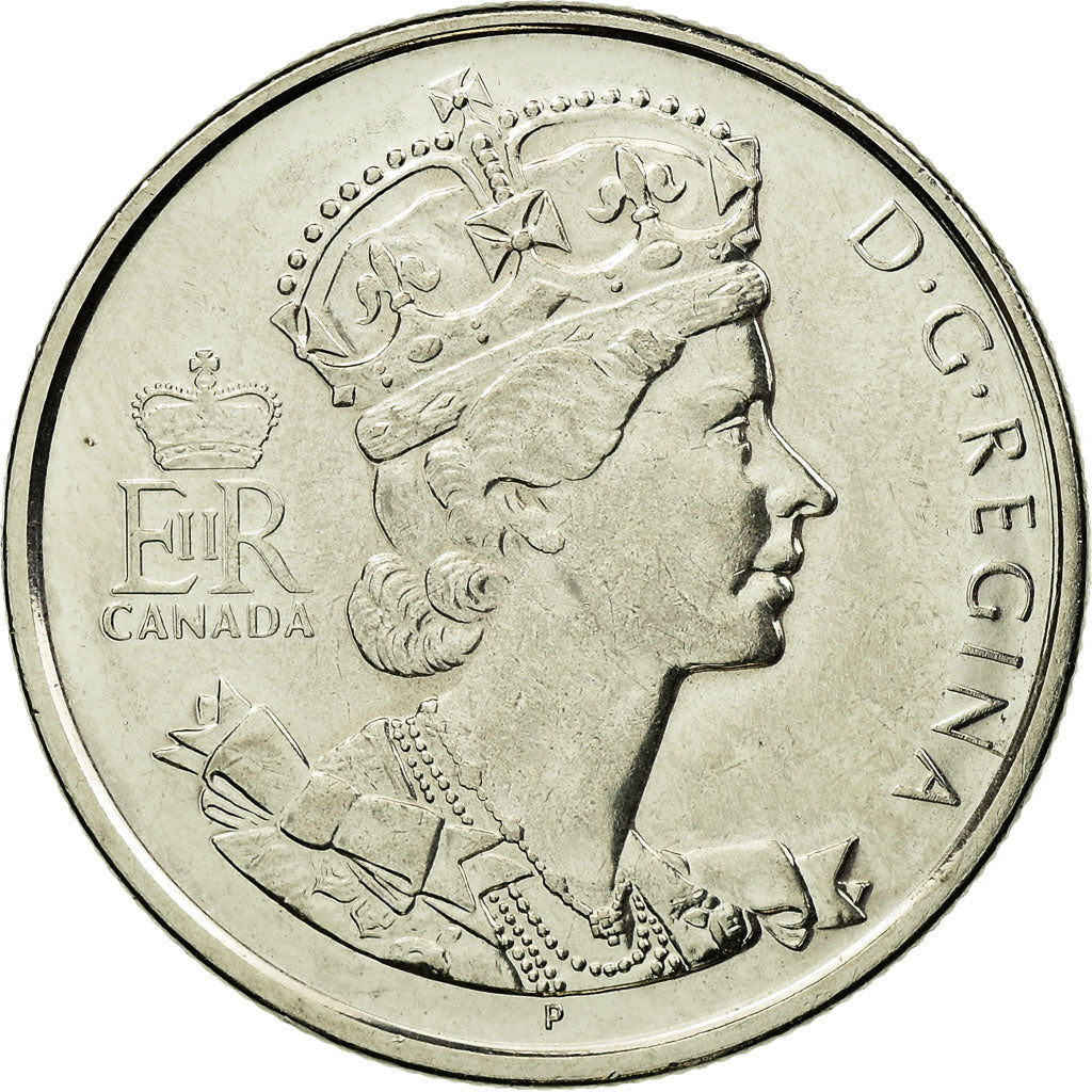 Coin, Canada, Elizabeth II, 50 Cents, 2002, Royal Canadian Mint, EF(40-45)