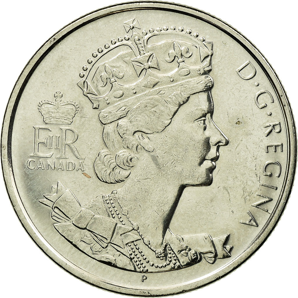 Coin, Canada, Elizabeth II, 50 Cents, 2002, Royal Canadian Mint, EF(40-45)