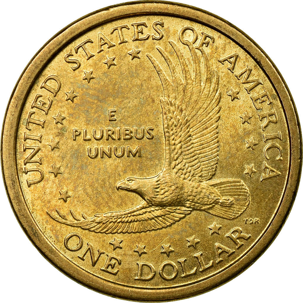 Coin, United States, Sacagawea Dollar, Dollar, 2001, U.S. Mint, Philadelphia