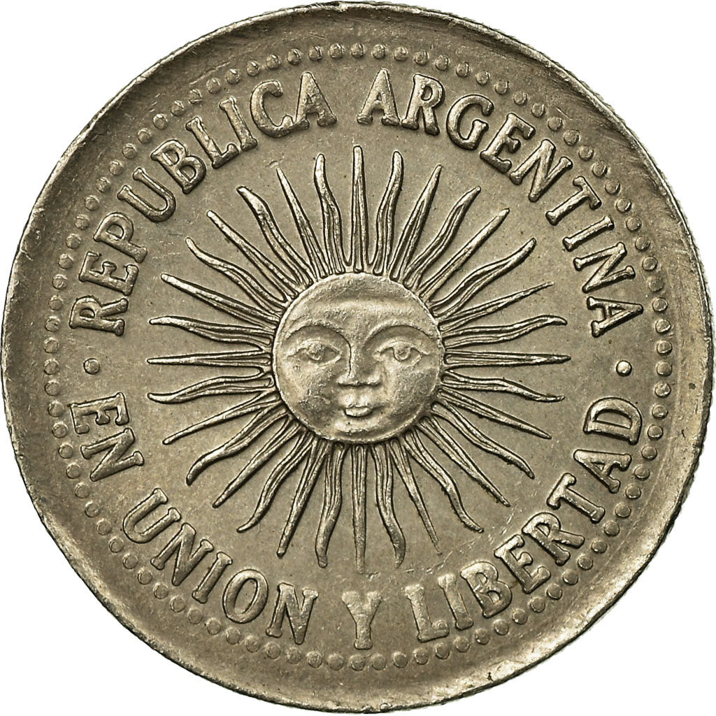 Münze, Argentinien, 5 Centavos, 1994, SS, Copper-nickel, KM:109a.2