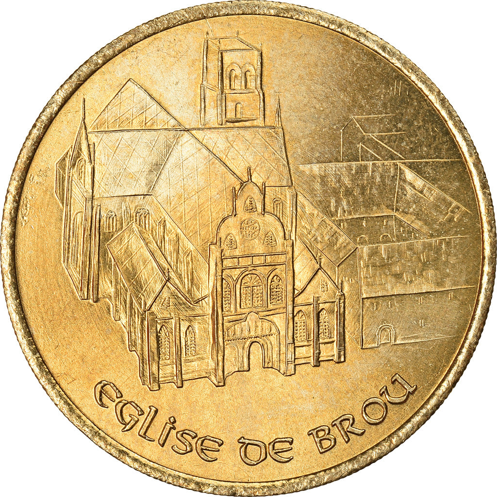 France, Token, Euro de Bourg-en-Bresse, Eglise de Brou, 1997, MS(60-62)