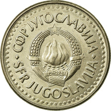 Moeda, Jugoslávia, 5 Dinara, 1991, EF(40-45), Cobre-Níquel-Zinco, KM:144