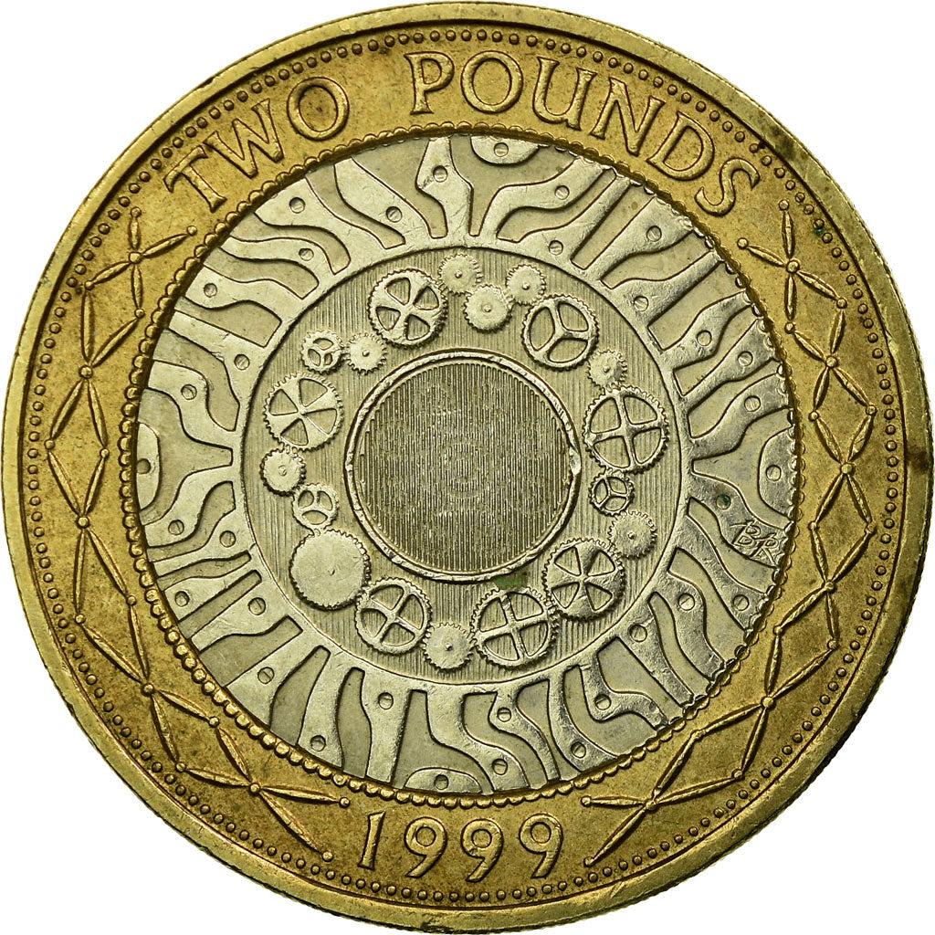 Coin, Great Britain, Elizabeth II, 2 Pounds, 1999, EF(40-45), Bi-Metallic